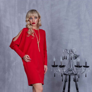 Красное платье 92302